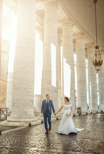 Θοδωρής & Βάνα - Ρώμη : Real Wedding by G-studio
